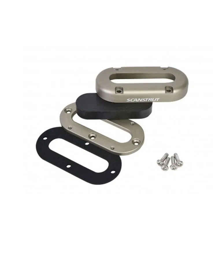 DS-MULTI – SCANSTRUT Cable Gland, Use To Pass Through Up To 0.59 Inch Multiple Cables Silver Aluminum IP68 Waterproof...